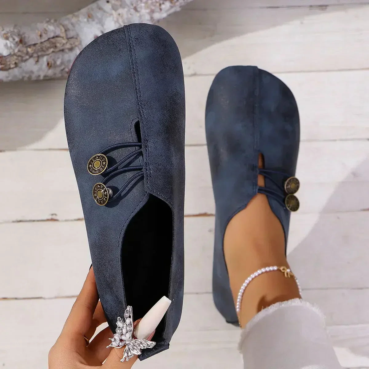 Nadja™ | Mocasín Cómodo de Calce Fácil