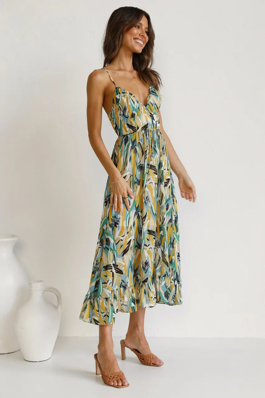 Gabriella™ | Vestido veraniego estampado con frescura y estilo para días soleados