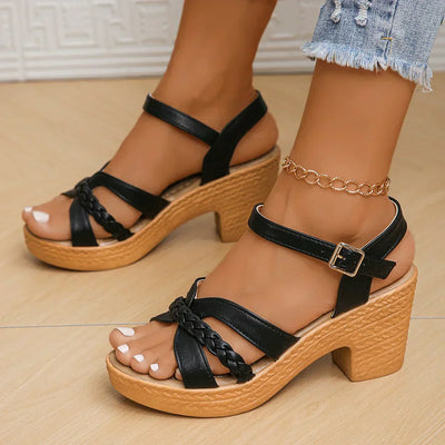 Gianna™ | Sandalias Clásicas con Tacón Medio
