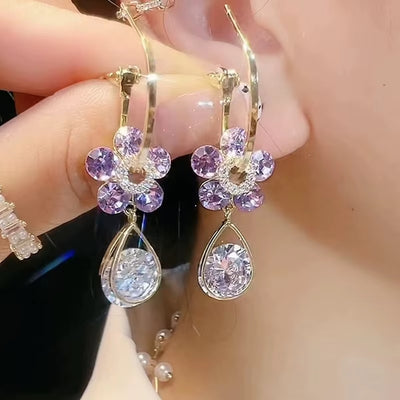 Bella™ | Pendientes 'Flor de Amatista' (Oferta 2x1)