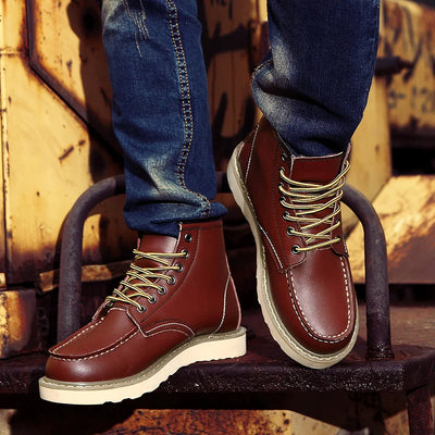 Dustin™ | Botas de Invierno de Cuero