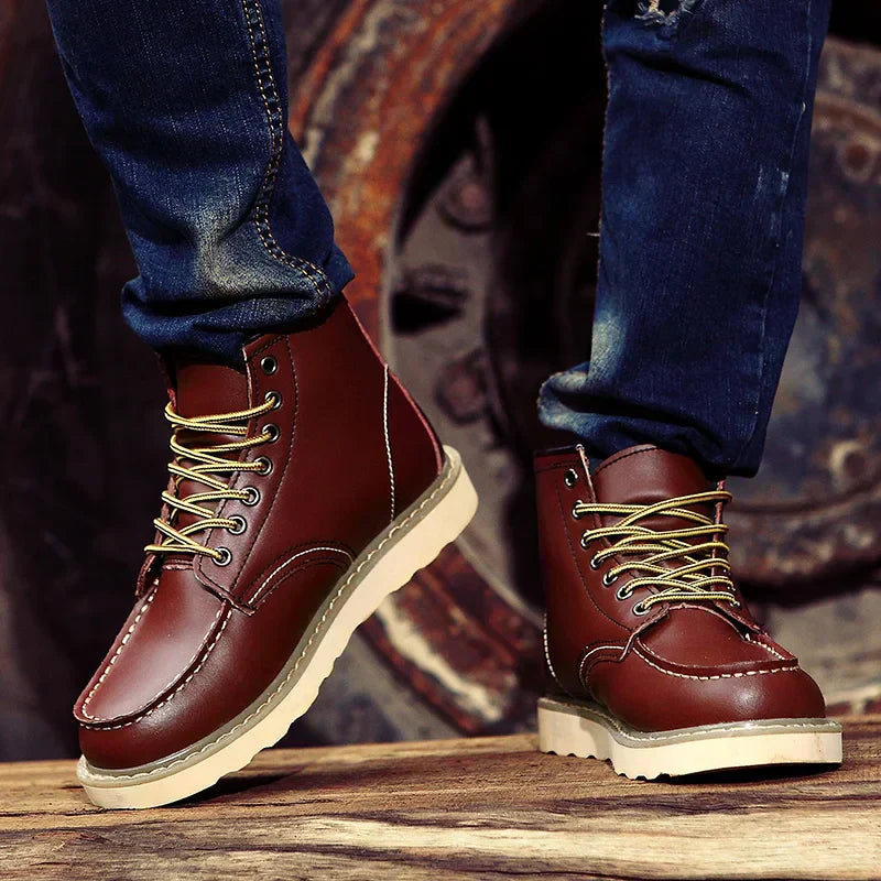 Dustin™ | Botas de Invierno de Cuero