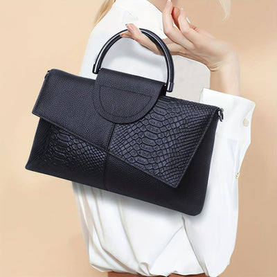 Celeste™ | Bolso de Lujo con Estilo Cocodrilo