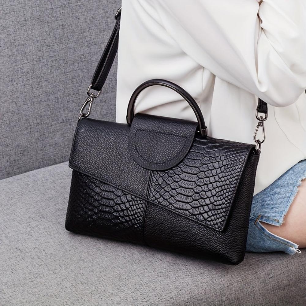 Celeste™ | Bolso de Lujo con Estilo Cocodrilo