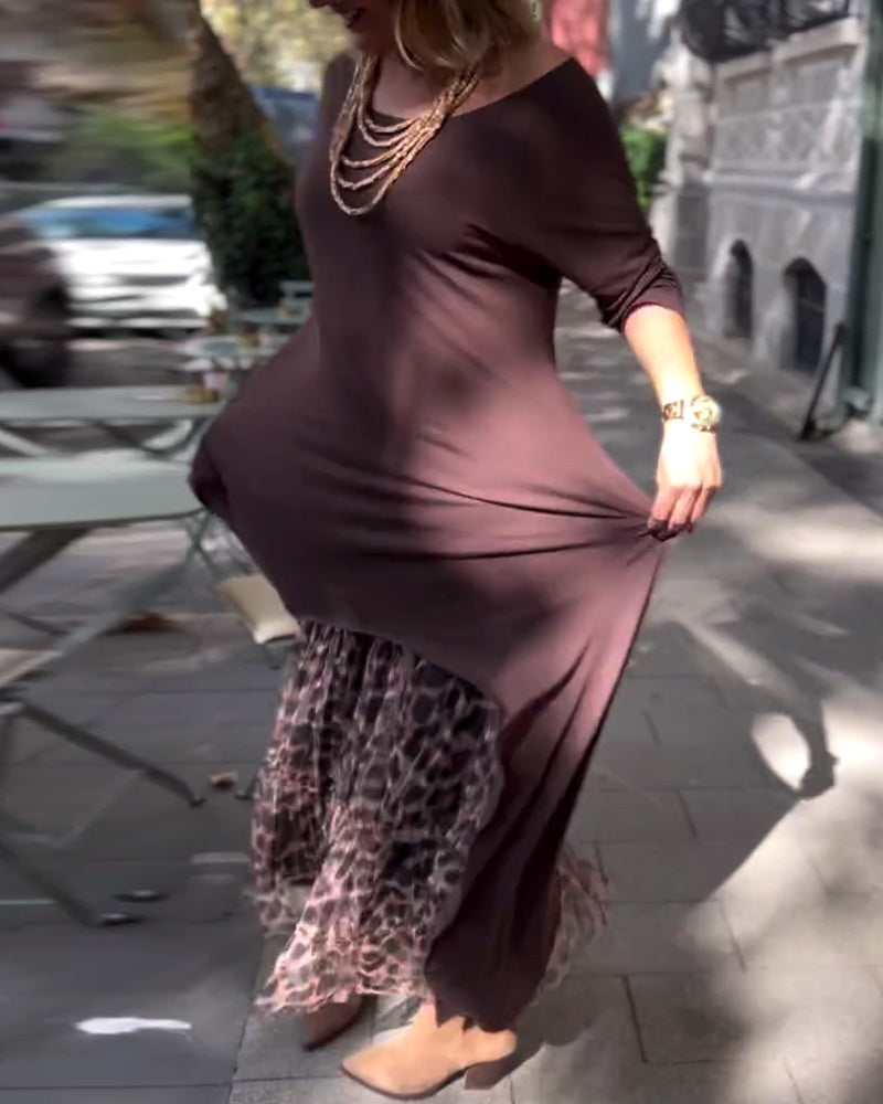 Raffaella™ | Vestido asimétrico con mangas largas y falda tipo tul para un look chic y único