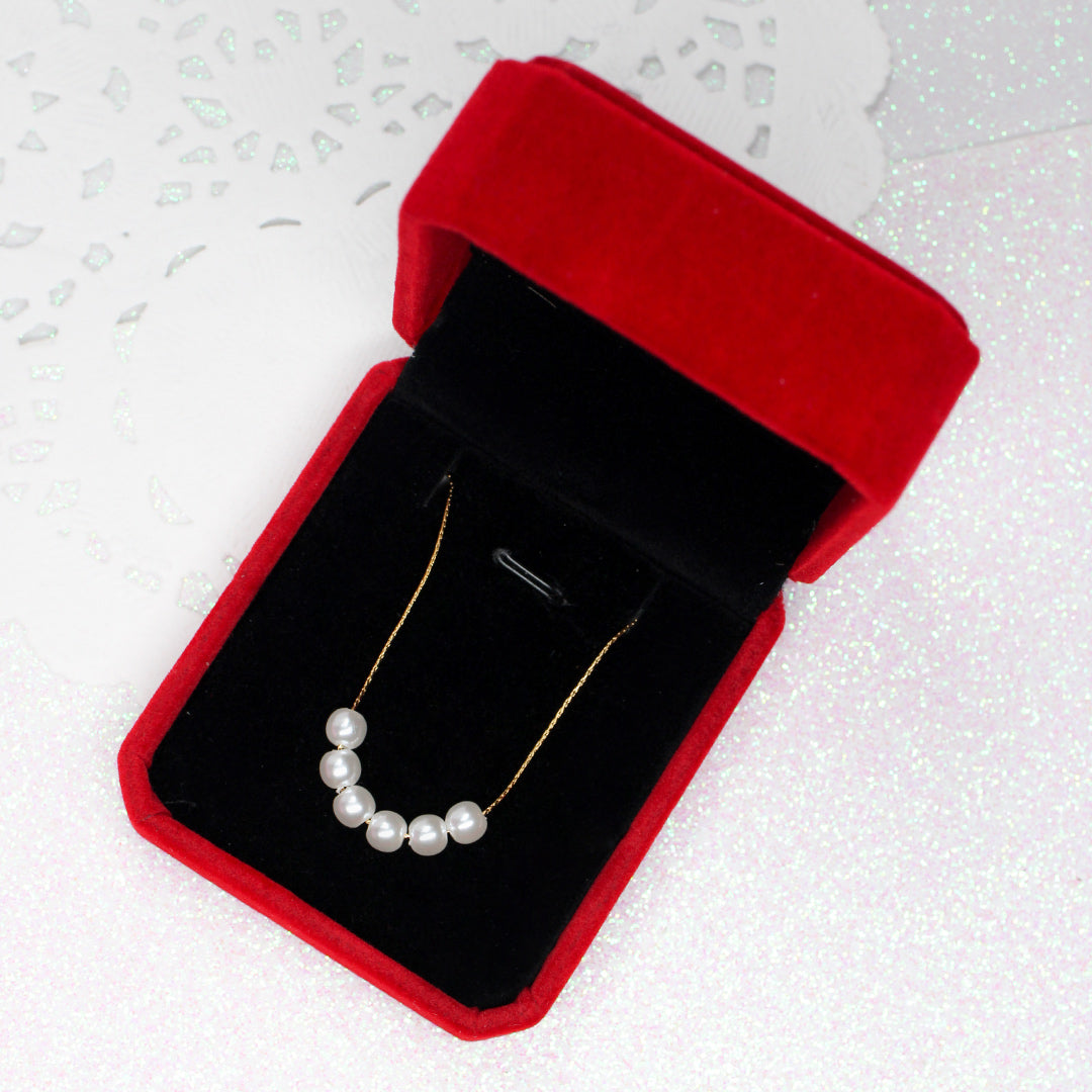 Caja de Regalo para Collar y Anillo