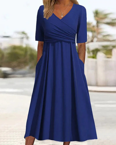 Jamaica™ | Vestido midi elegante con cobertura abdominal y diseño moderno