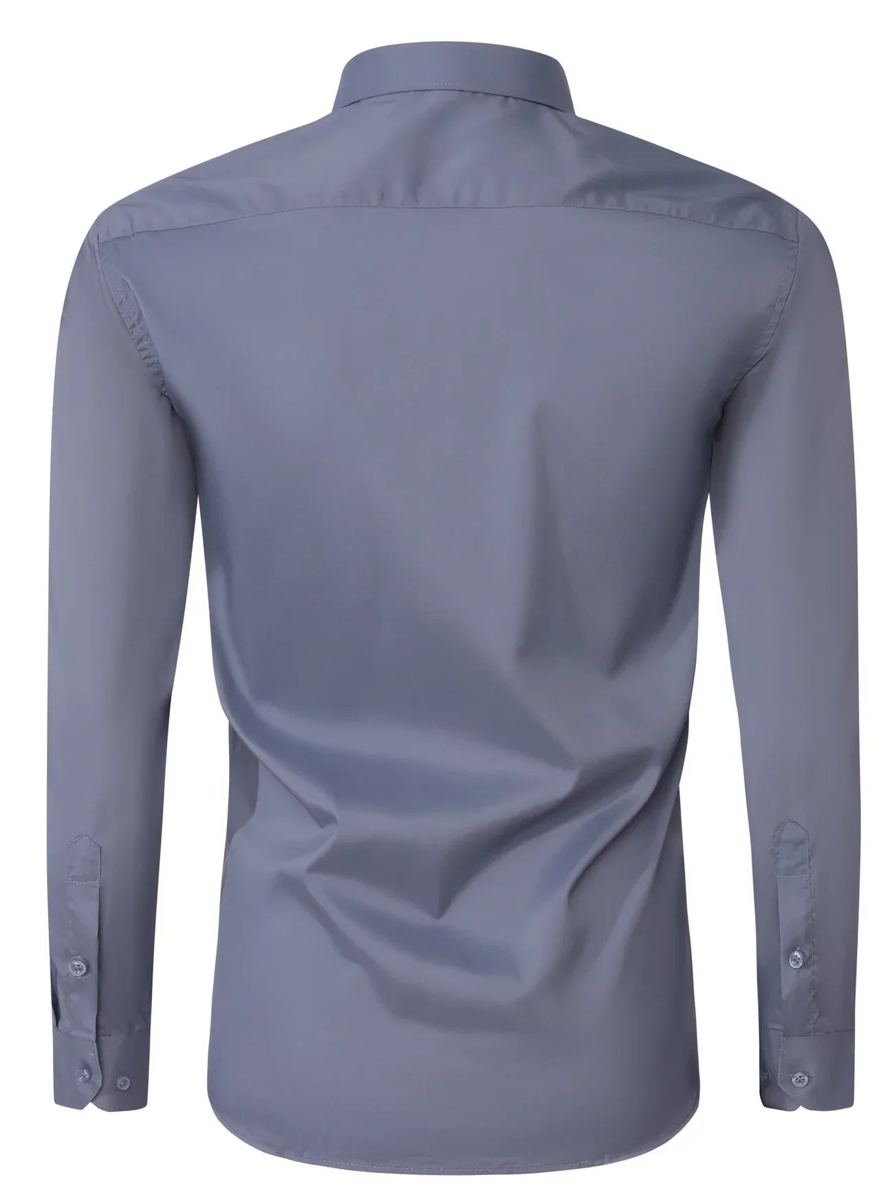 Byron™ – Camisa de manga larga para caballero, de estilo elegante con cierre de botones al frent