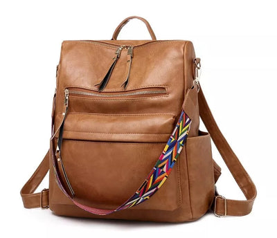Linnéa™ | Mochila de Cuero con Gran Capacidad