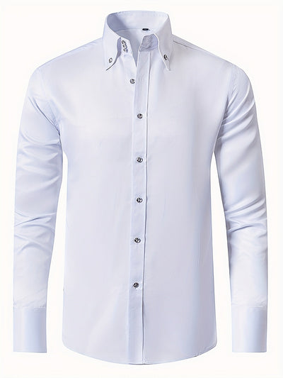 Liam™ | Camisa lisa de manga larga