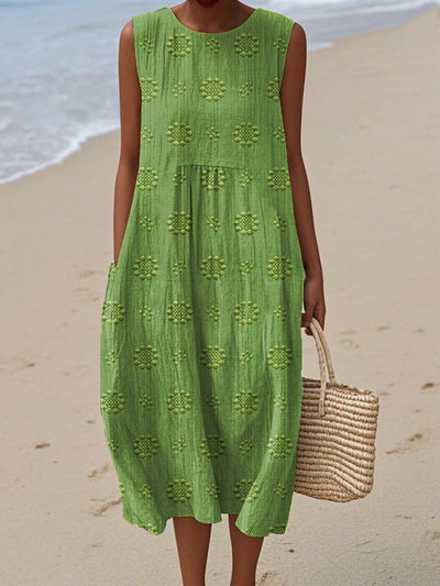 Evelyn™ | Vestido de Algodón con Bolsillos