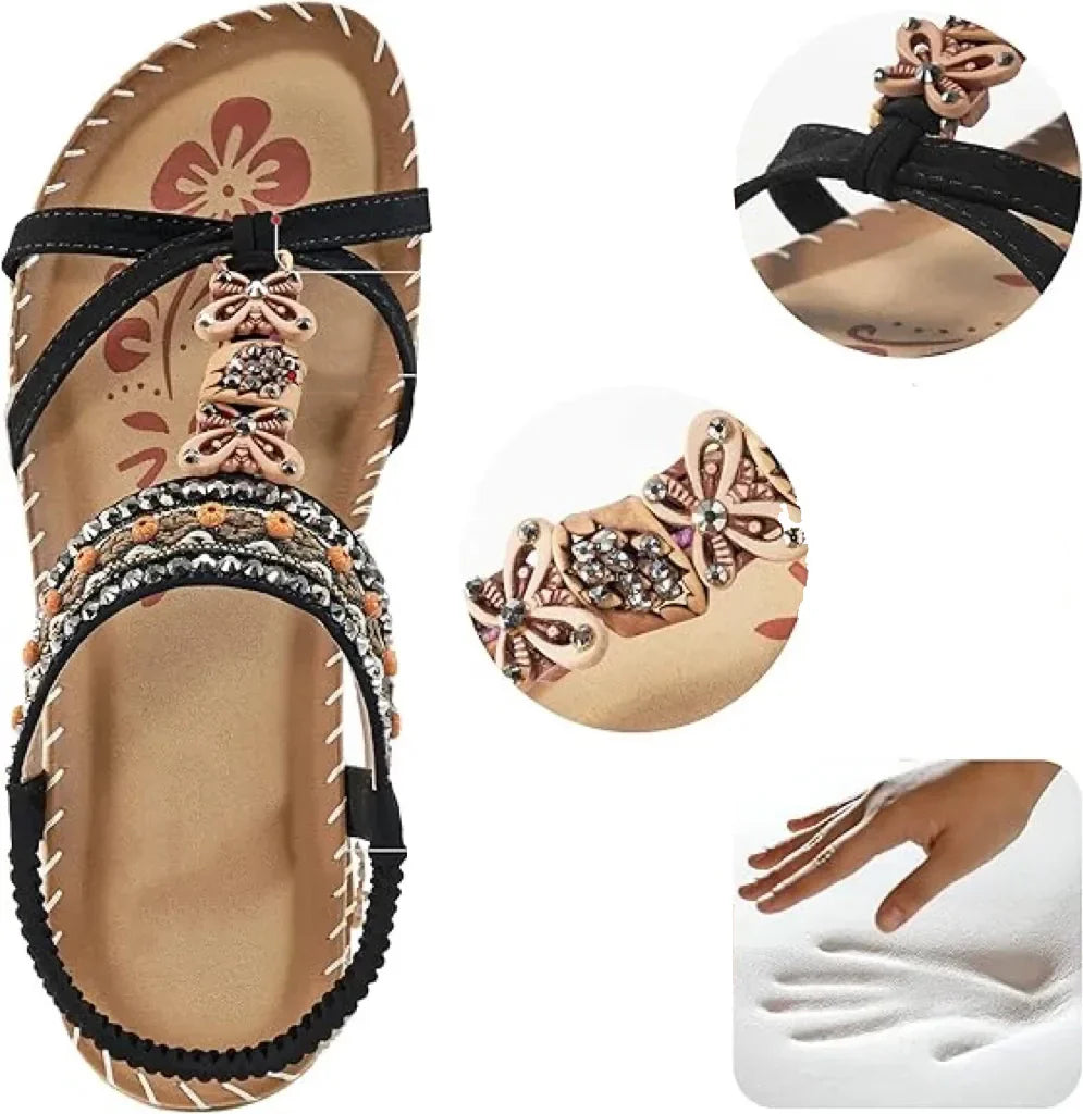 Isabel™ - Sandalias Ortopédicas de Piel con Suela Ergonómica