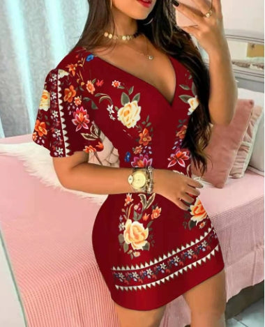 Vestido Floral Elegante™ | Floral Elegance Dress