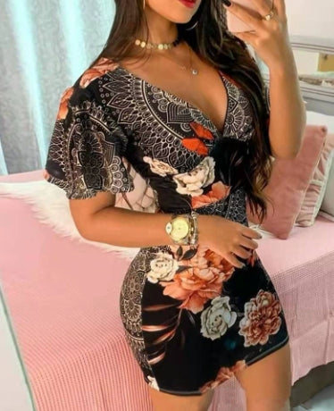 Vestido Floral Elegante™ | Floral Elegance Dress