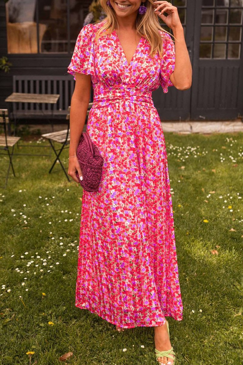 Mariella™ | Vestido largo con flores y estilo romántico para un look ligero y femenino