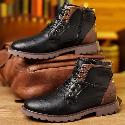 Jethro™ | Botas de Cordones de Cuero Premium