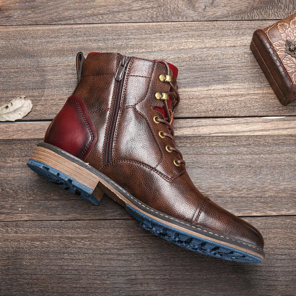 Aaron™ | Botas Oxford Premium de Cuero Hechas a Mano