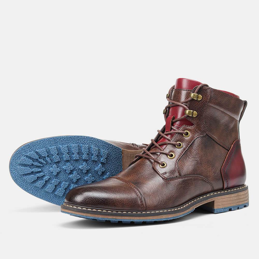 Aaron™ | Botas Oxford Premium de Cuero Hechas a Mano