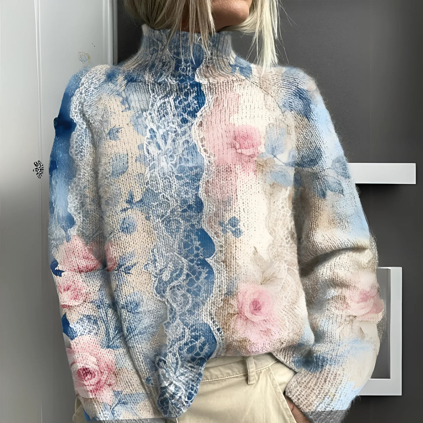 Lieke™ | Suéter de Cuello Alto Tejido y Cálido