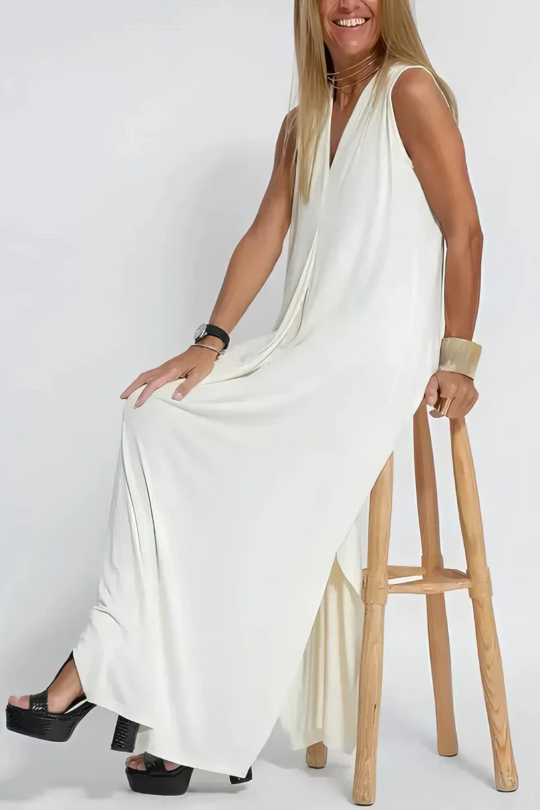 Elise™ | Vestido largo elegante con cárdigan a juego incluido para un toque distinguido