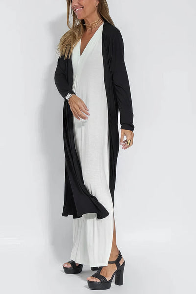 Elise™ | Vestido largo elegante con cárdigan a juego incluido para un toque distinguido